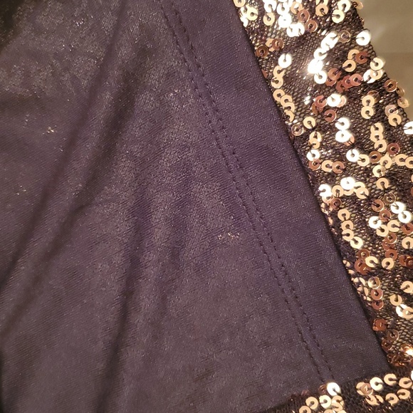 NWT imaginary voyage black and gold sequence skirt - Picture 6 of 6